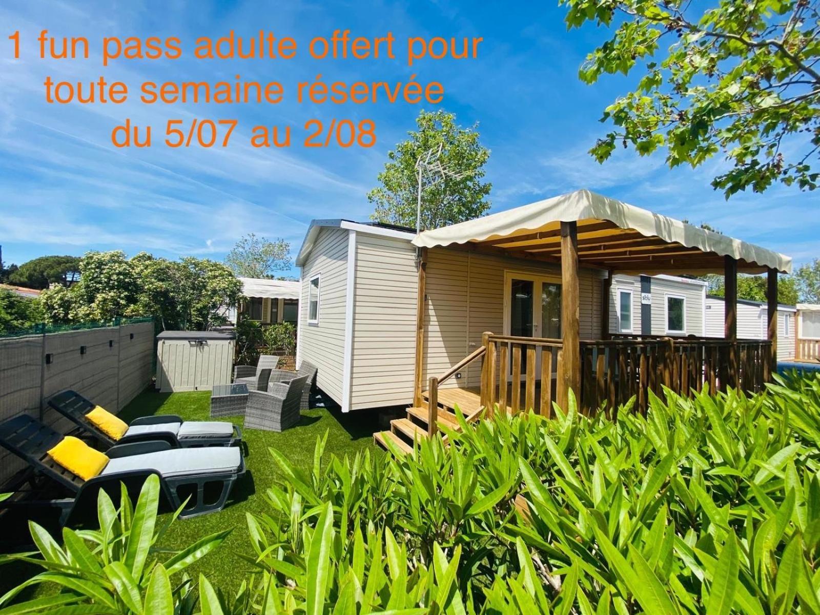 ולראס-פלאז' Mobil Home Familial Neuf De 2024 Pour 8 Personnes מראה חיצוני תמונה